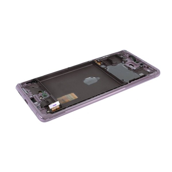 Samsung Galaxy S20 FE Skærm med LCD Display Original - Lavendel