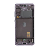 Samsung Galaxy S20 FE Skærm med LCD Display Original - Lavendel