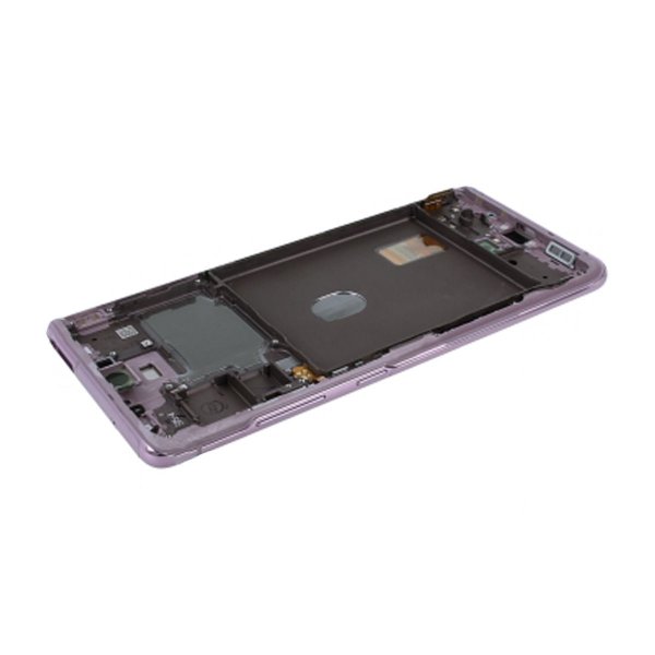 Samsung Galaxy S20 FE Skærm med LCD Display Original - Lavendel