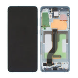 Samsung Galaxy S20 Plus 5G (SM-G986F) Skærm med LCD Display Original - Blå