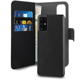 Puro Samsung Galaxy S20 Plus Etui Pung Aftagelig 2-i-1 Sort