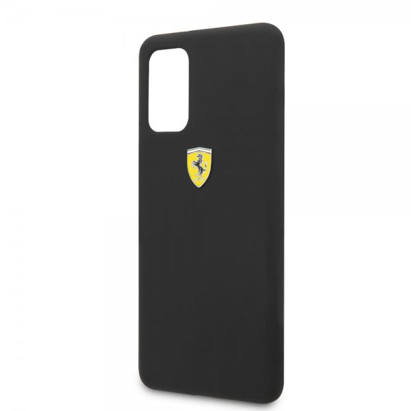 Ferrari Samsung Galaxy S20 Plus Cover med Logo Sort