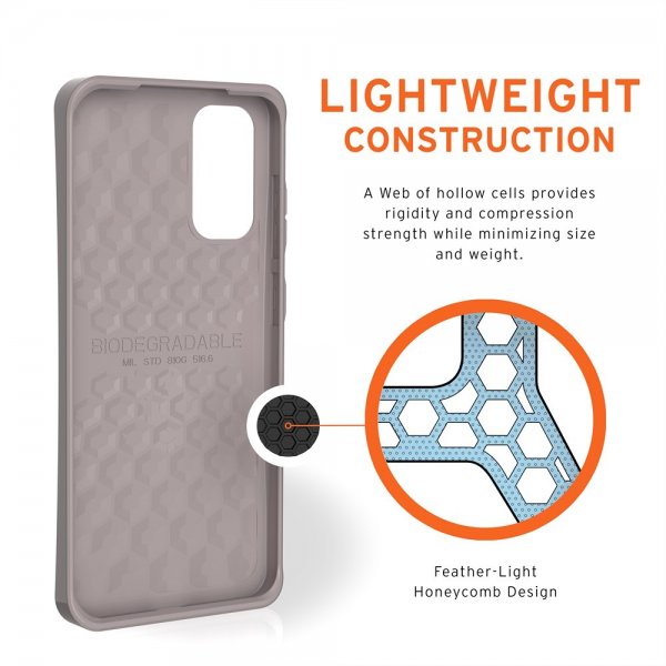 Urban Armor Gear (UAG) Samsung Galaxy S20 Plus Cover Outback Biodegradable Cover Lilla