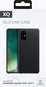 Xqisit Samsung Galaxy S20 Plus Cover Silikone Etui Sort