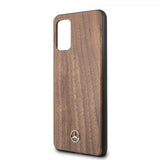Mercedes Benz Samsung Galaxy S20 Plus Cover Wood Line Brun