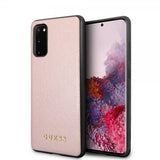 Guess Samsung Galaxy S20 Cover Iridescent Rosaguld
