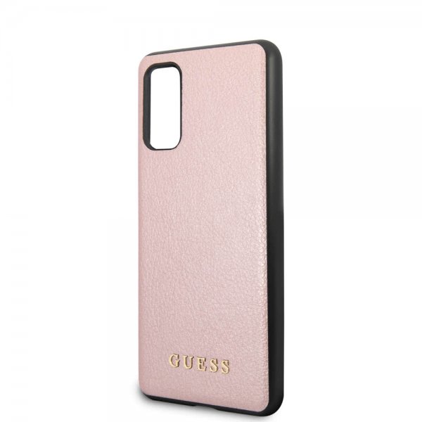 Guess Samsung Galaxy S20 Cover Iridescent Rosaguld