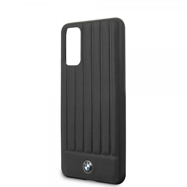 BMW Samsung Galaxy S20 Cover Leather Lines Sort