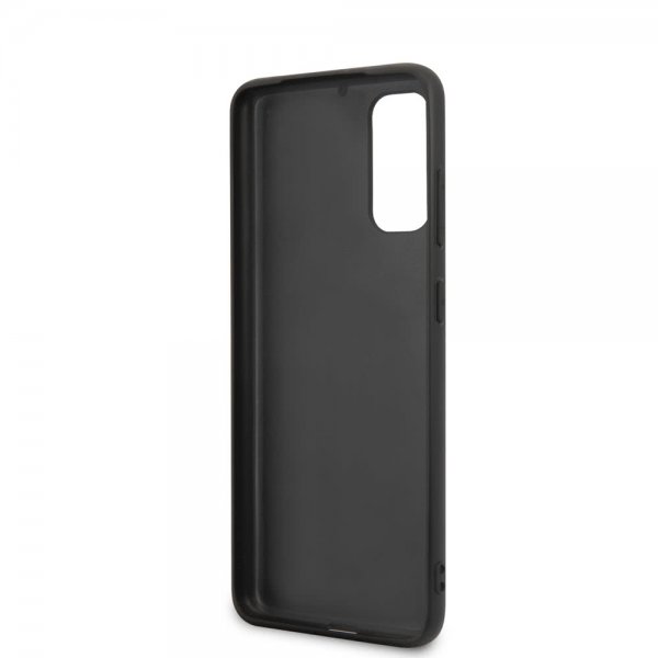 BMW Samsung Galaxy S20 Cover Leather Lines Sort