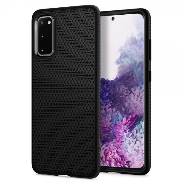 Spigen Samsung Galaxy S20 Cover Liquid Air Mat Sort
