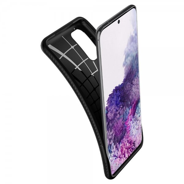 Spigen Samsung Galaxy S20 Cover Liquid Air Mat Sort