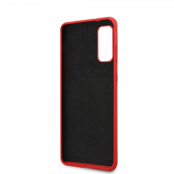 Ferrari Samsung Galaxy S20 Cover med Logo Rød