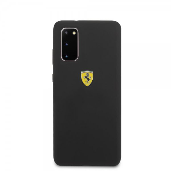Ferrari Samsung Galaxy S20 Cover med Logo Sort