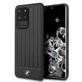 BMW Samsung Galaxy S20 Ultra Cover Læderlinjer Sort