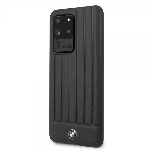 BMW Samsung Galaxy S20 Ultra Cover Læderlinjer Sort
