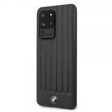 BMW Samsung Galaxy S20 Ultra Cover Læderlinjer Sort