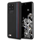 BMW Samsung Galaxy S20 Ultra Cover M-Sport Stribe Sort