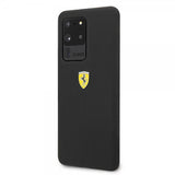 Ferrari Samsung Galaxy S20 Ultra Cover med Logo Sort