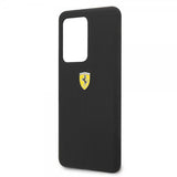 Ferrari Samsung Galaxy S20 Ultra Cover med Logo Sort