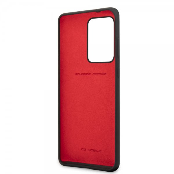 Ferrari Samsung Galaxy S20 Ultra Cover med Logo Sort