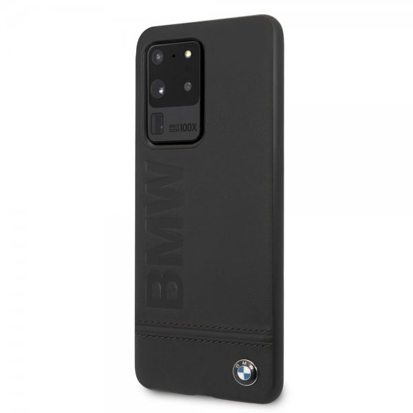 BMW Samsung Galaxy S20 Ultra Cover med Logo Sort