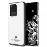 U.S. Polo Samsung Galaxy S20 Ultra Cover med Logo Hvid