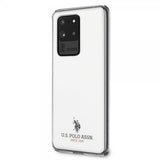 U.S. Polo Samsung Galaxy S20 Ultra Cover med Logo Hvid