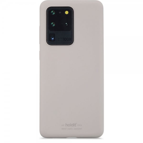holdit Samsung Galaxy S20 Ultra Cover Silikone Taupe