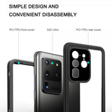 Redpepper Samsung Galaxy S20 Ultra Cover Vandtæt IP68 Sort