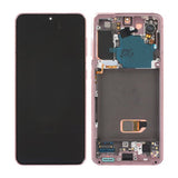 Samsung Galaxy S21 5G LCD Skærm med LCD Display - Rosa