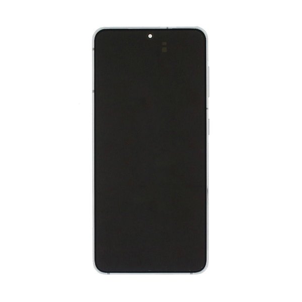 Samsung Galaxy S21 5G Skærm med LCD Display Original - Hvid