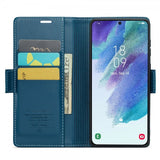 CaseMe Samsung Galaxy S21 FE Etui 023-serien Blå