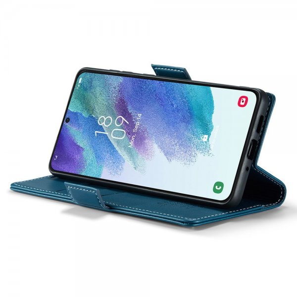 CaseMe Samsung Galaxy S21 FE Etui 023-serien Blå