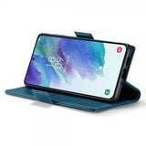 CaseMe Samsung Galaxy S21 FE Etui 023-serien Blå