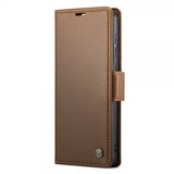 CaseMe Samsung Galaxy S21 FE Etui 023 Series Brun