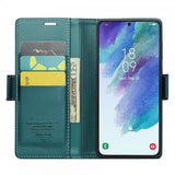 CaseMe Samsung Galaxy S21 FE Etui 023-serien Grøn