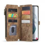 CaseMe Samsung Galaxy S21 FE Etui C30 Series Brun