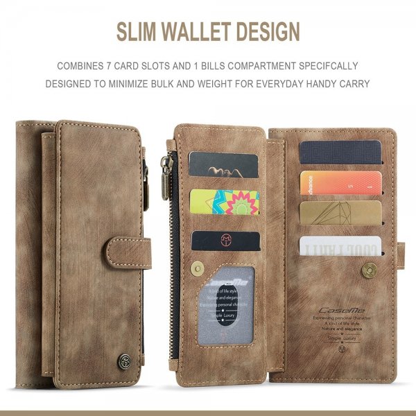 CaseMe Samsung Galaxy S21 FE Etui C30 Series Brun