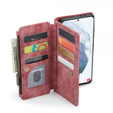 CaseMe Samsung Galaxy S21 FE Etui C30 Serie Rød