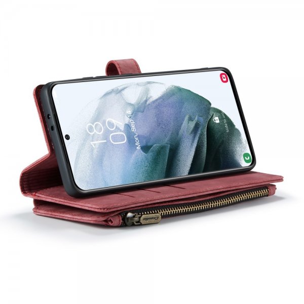 CaseMe Samsung Galaxy S21 FE Etui C30 Serie Rød