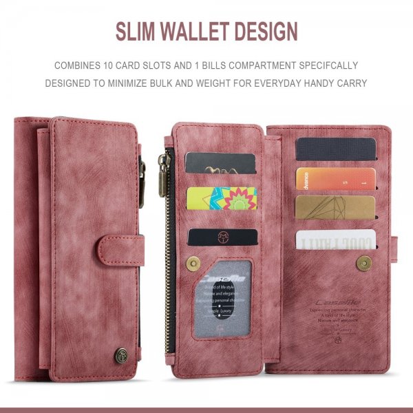 CaseMe Samsung Galaxy S21 FE Etui C30 Serie Rød