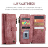 CaseMe Samsung Galaxy S21 FE Etui C30 Serie Rød