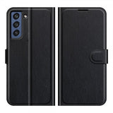 Samsung Galaxy S21 FE Etui Litchi Sort