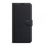 Samsung Galaxy S21 FE Etui Litchi Sort