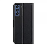 Samsung Galaxy S21 FE Etui Litchi Sort