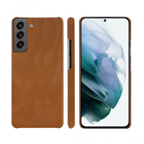 dbramante1928 Samsung Galaxy S21 FE Etui Lynge Aftageligt Cover Tan