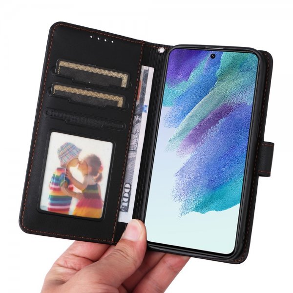 Betopnice Samsung Galaxy S21 FE Etui med Aftageligt Cover 005 Sort