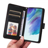 Betopnice Samsung Galaxy S21 FE Etui med Aftageligt Cover 005 Sort
