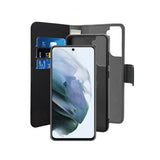 Puro Samsung Galaxy S21 FE Etui Wallet Detachable 2 in 1 Sort