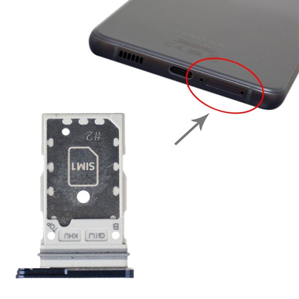 Samsung Galaxy S21 FE Simkortholder - Blå